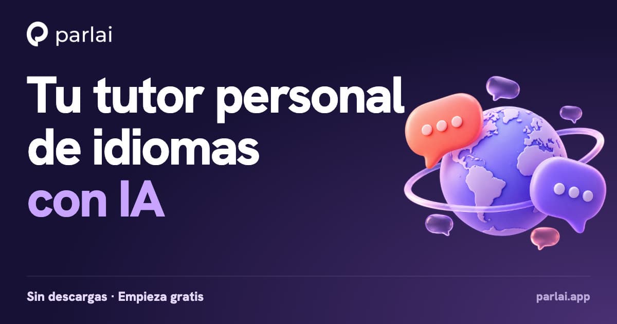 Tu tutor personal de idiomas con IA