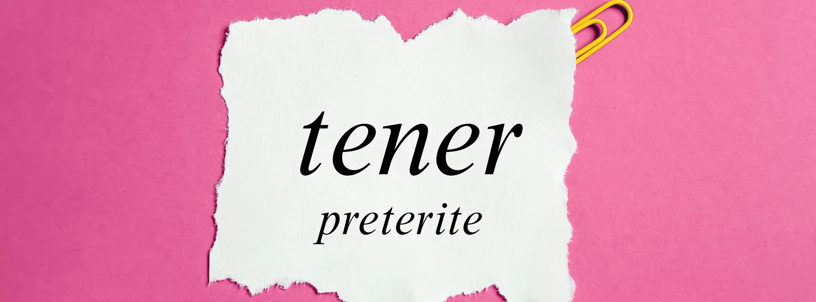 Tener Preterite: Spanish Conjugation & Examples
