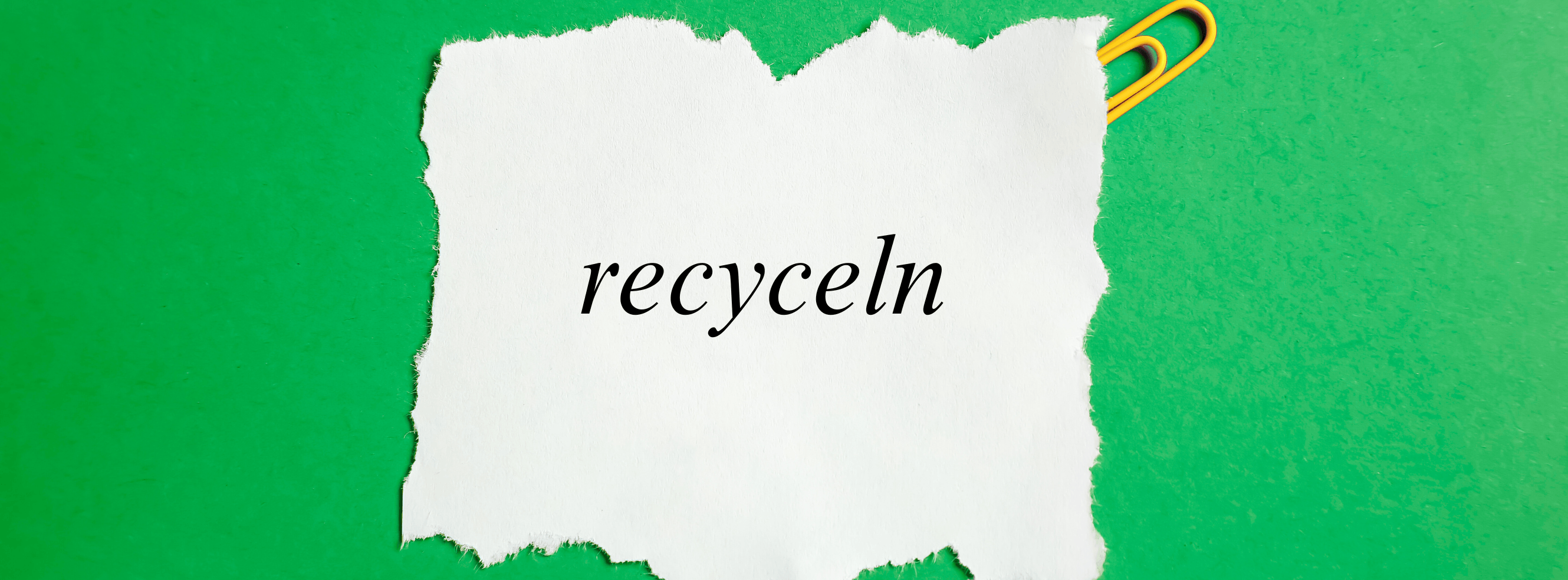 Was bedeutet „recyceln"? – Anwendung & Beispiele im Alltag