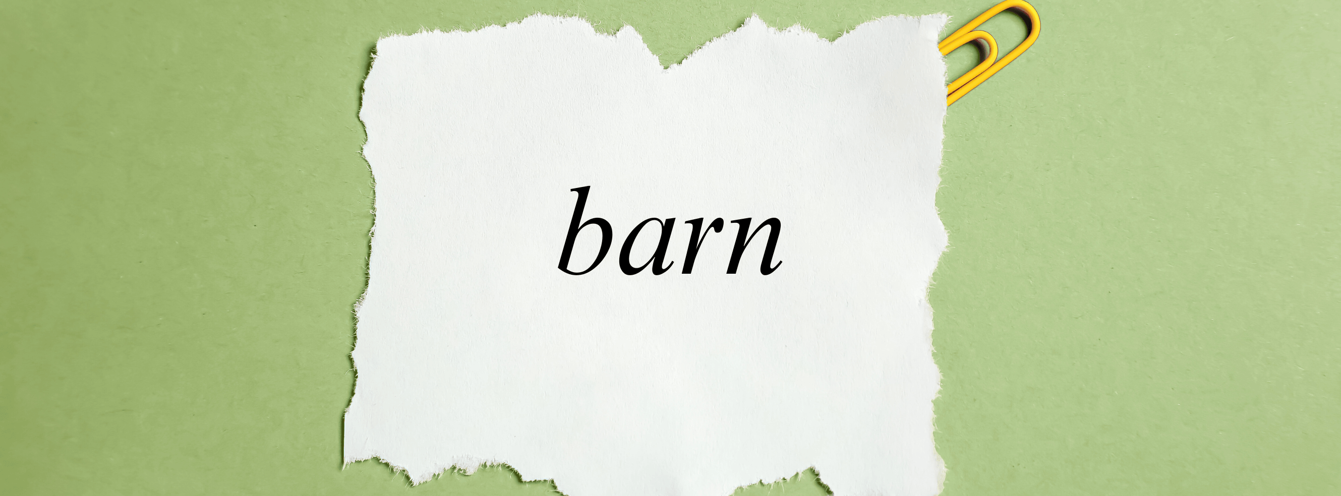 Was bedeutet „barn"? – Einfach erklärt (mit Beispielen)