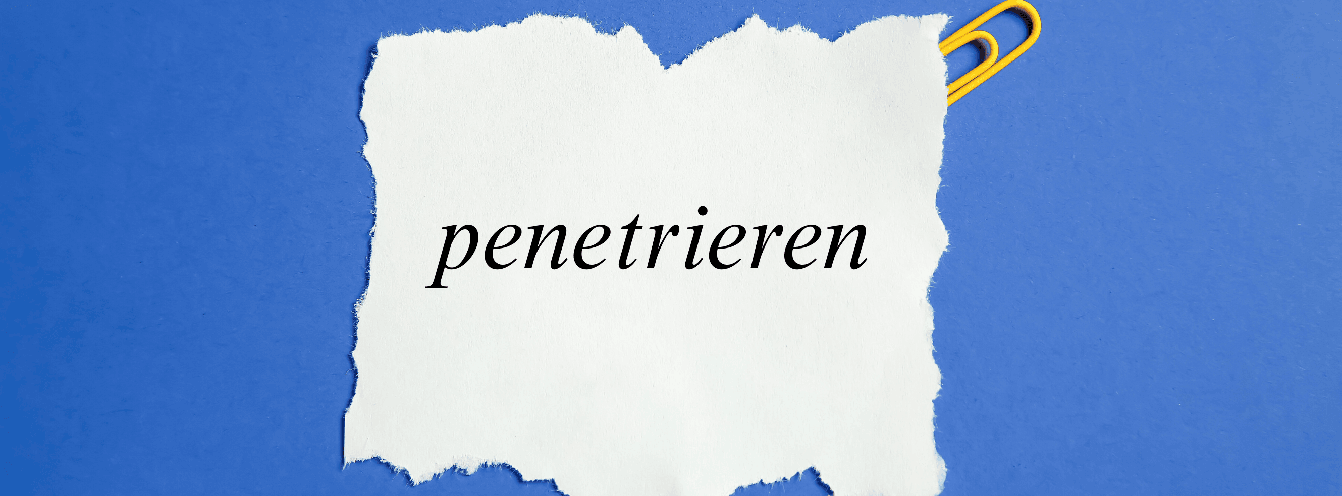 „Penetrieren' – Bedeutung, Anwendung & Beispiele (mit