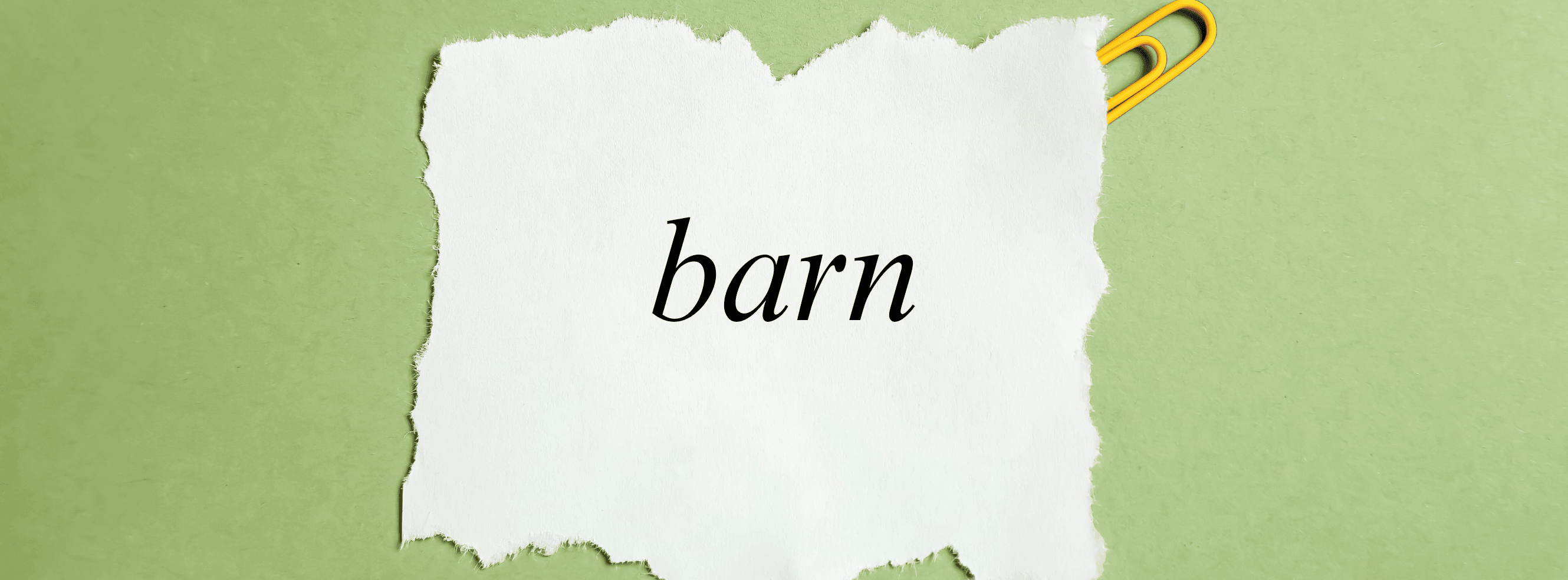Was bedeutet „barn'? – Einfach erklärt (mit Beispielen)