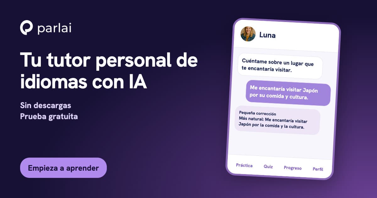 Tu tutor personal de idiomas con IA